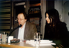Lukas Cejpek und Petra Ganglbauer im Studio RP4 des ORF